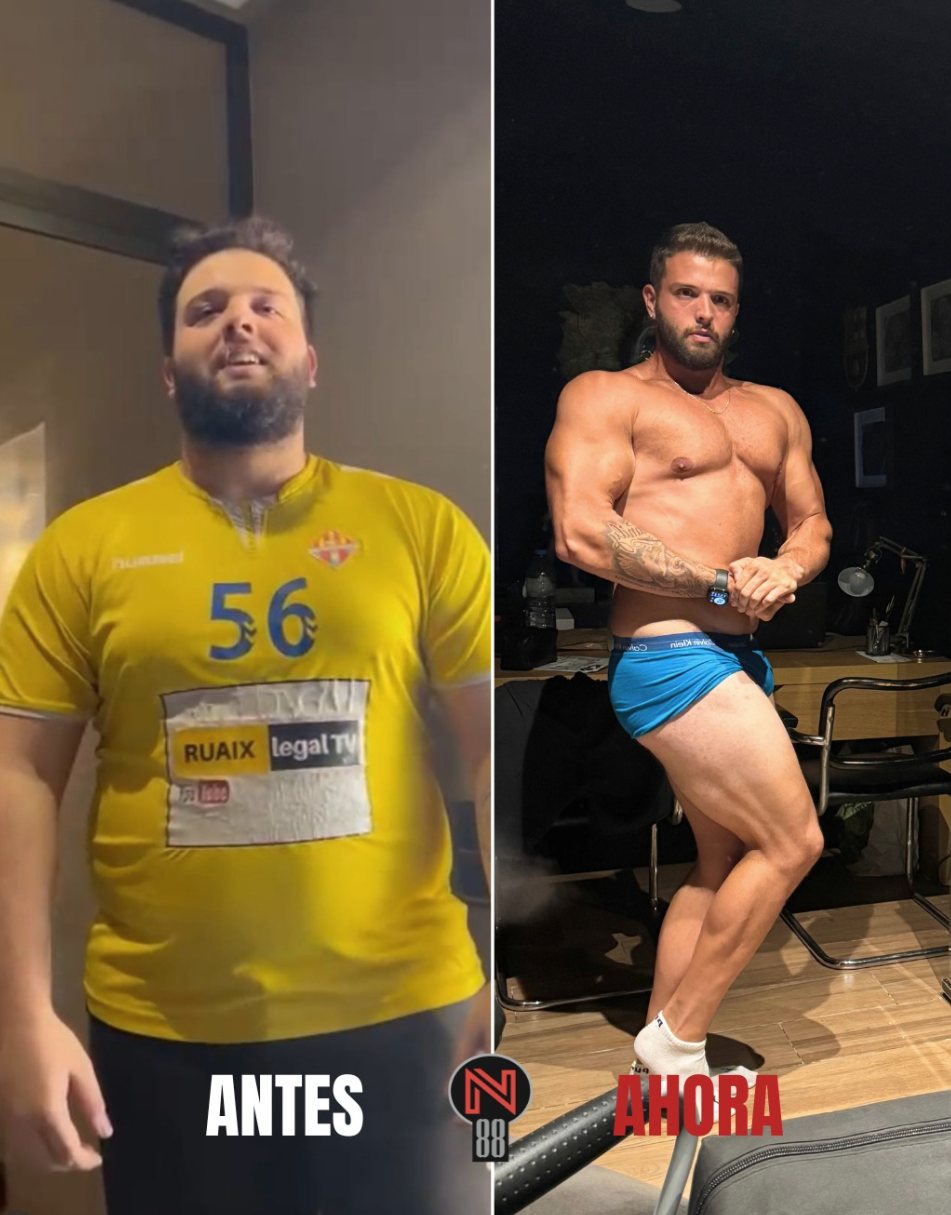 Transformación de un socio de N88GYM: antes y ahora